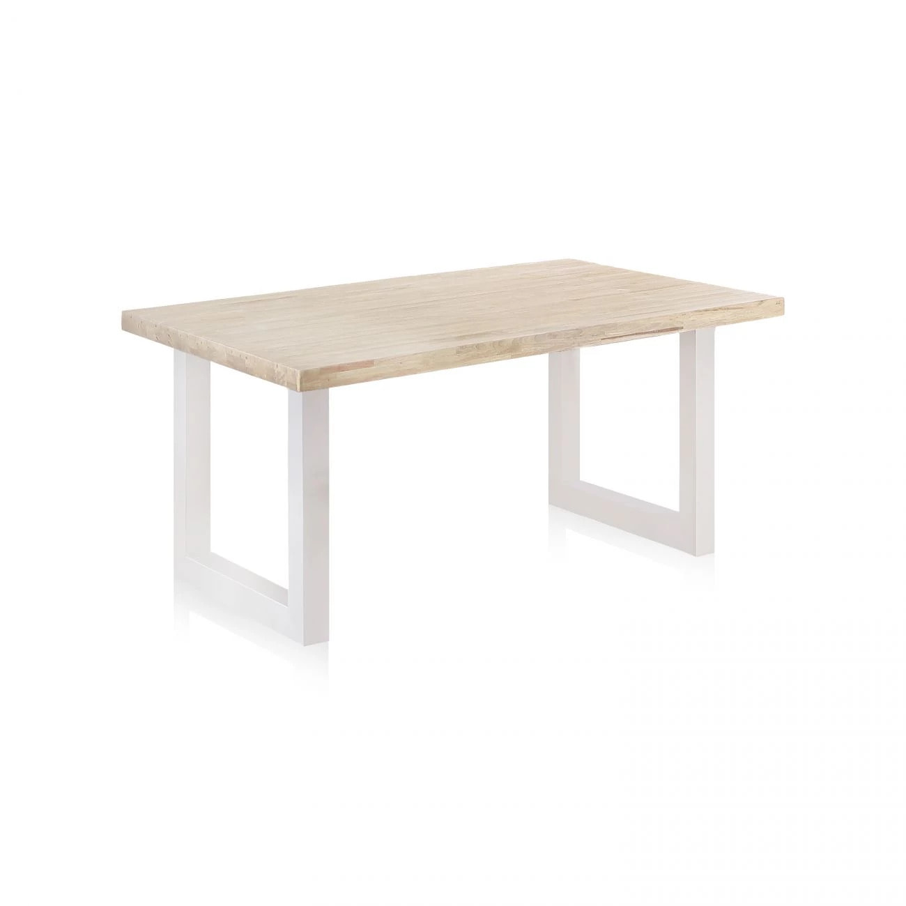 Mesa de exterior Masi Roble salvaje - Blanco