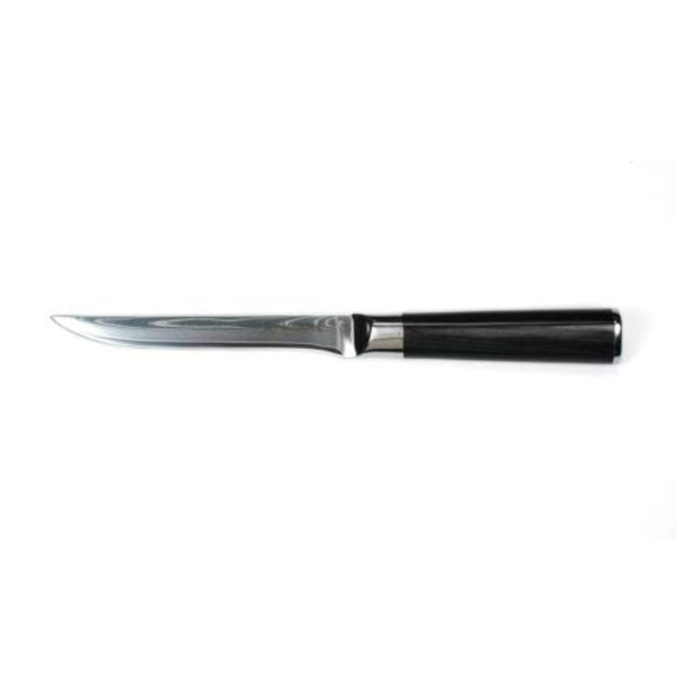 Couteau à désosser noir damas 29cm avec étui - "Core"