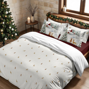 Housse de couette avec pressions Forest Cerf