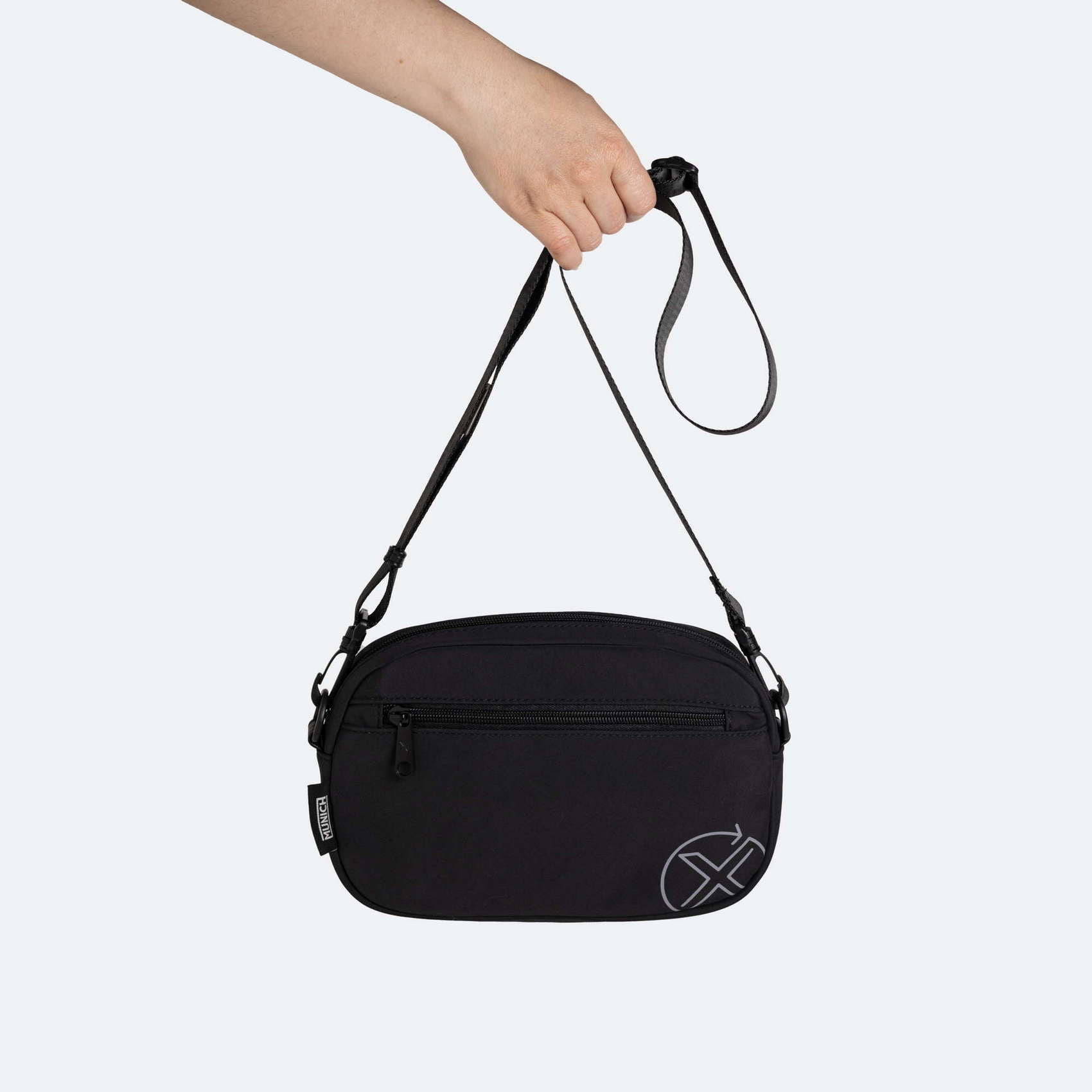 RECYCLED X CROSSBODY BLACK