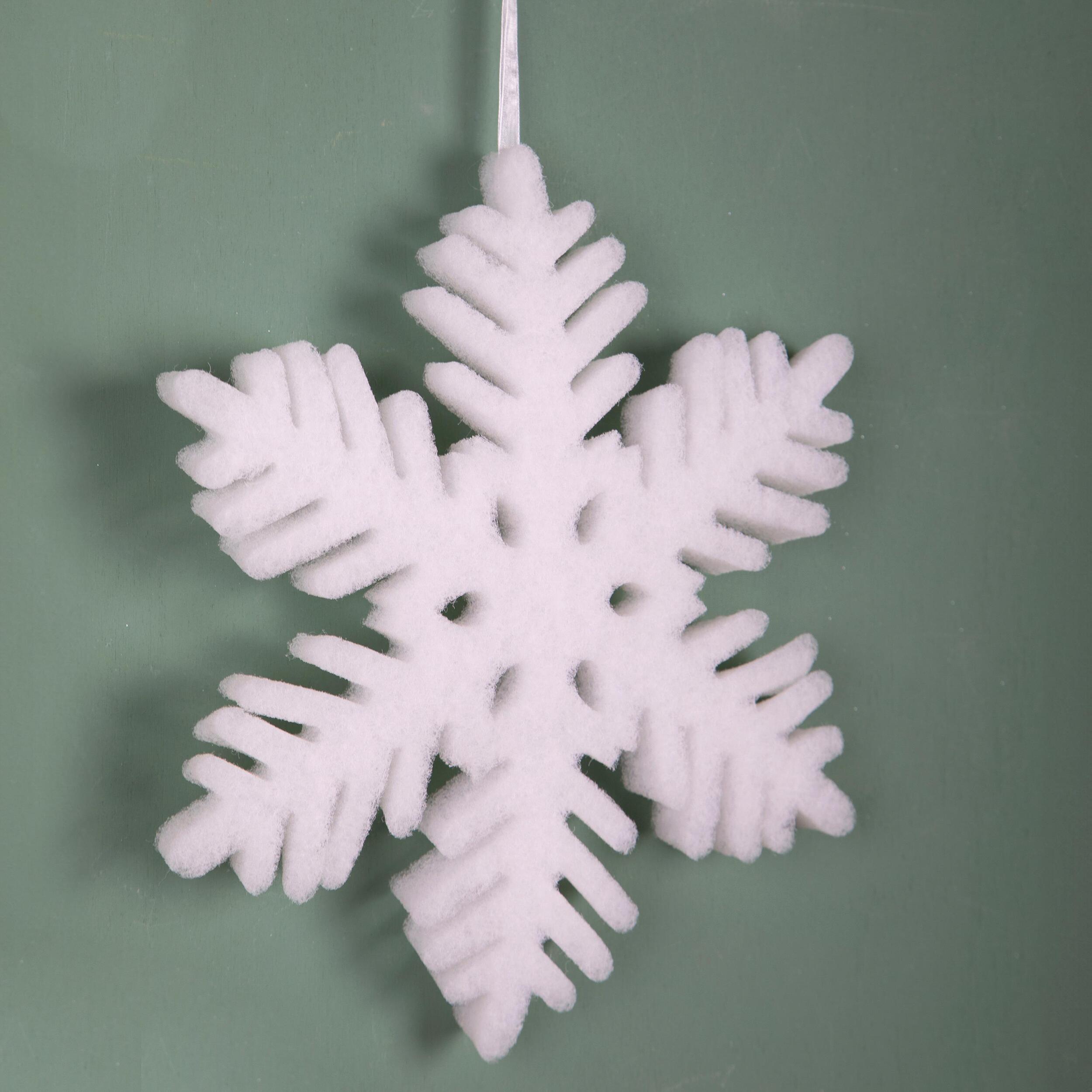 2 fiocchi neve 25 - Pezzi 6 - BIANCO - Bianchi Dino SpA