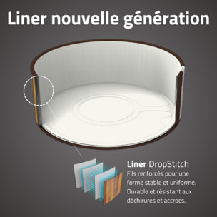 Bestway Spa gonflable rond Lay-Z-Spa Helsinki AirJet avec WiFi 5-7 personnes