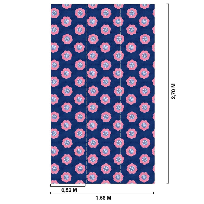 Papier peint panoramique Flora pwr  Intissé