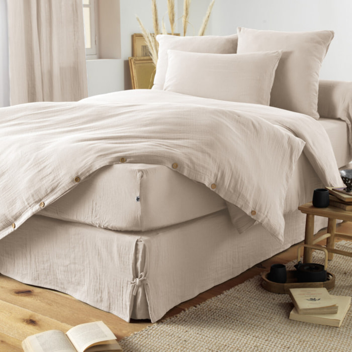 Pack housse de couette "Gaïa" "Gaze de Coton" 4 Pièces - Gaïa Pampa