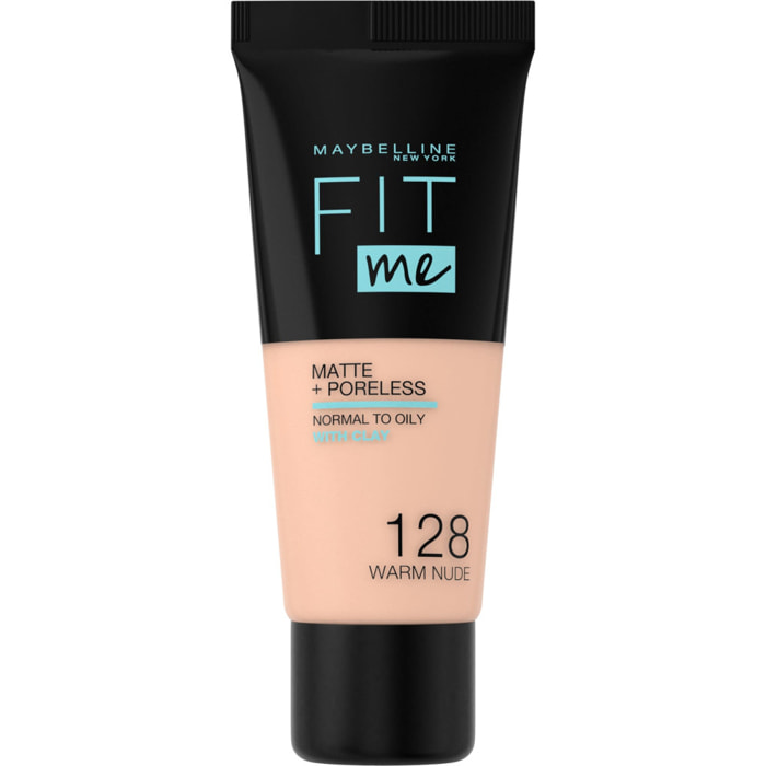 Maybelline Fit Me! Fond De Teint Matifiant 128 Beige Doré