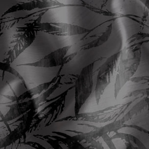 Taie d'oreiller Palm Anthracite