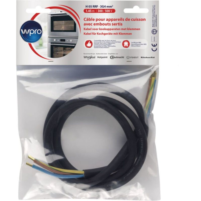 Câble d'alimentation WPRO CCB340/1 - pour four