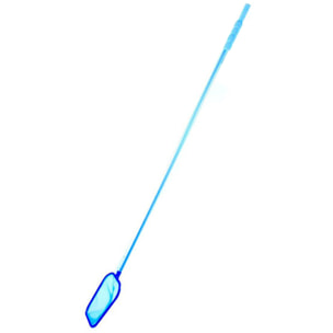 Red telescópica de superficie para piscinas/spa + mango azul