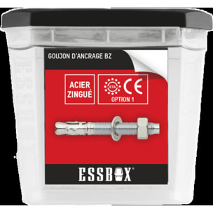 Goujon ESSBOX SCELL-IT ancrage - ØM10 mm x 80 mm - Boite de 25 - EX-92051110080