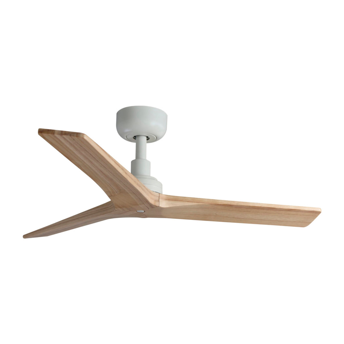 KLIM S Ventilatore a soffitto bianco/legno quercia