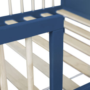 Lit pour enfant 190x90cm bleu foncé ADAM