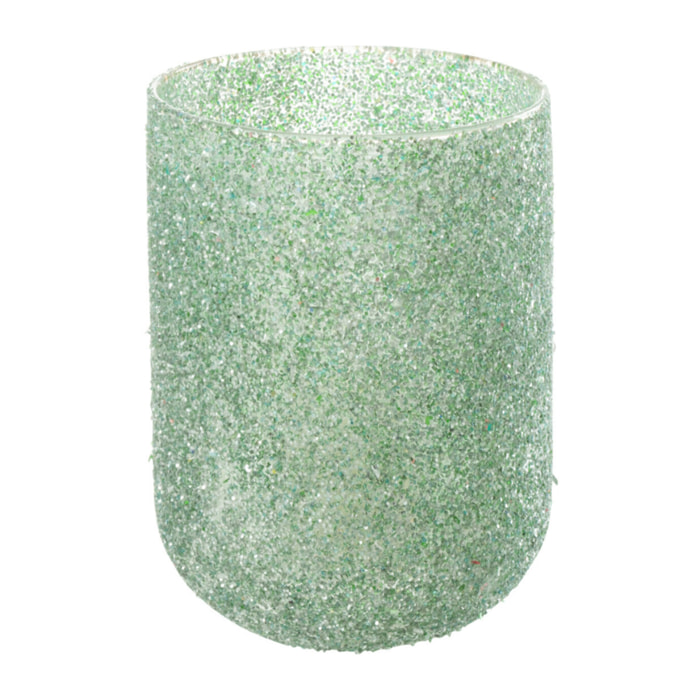 J-Line bougeoir Arti - verre - vert - medium