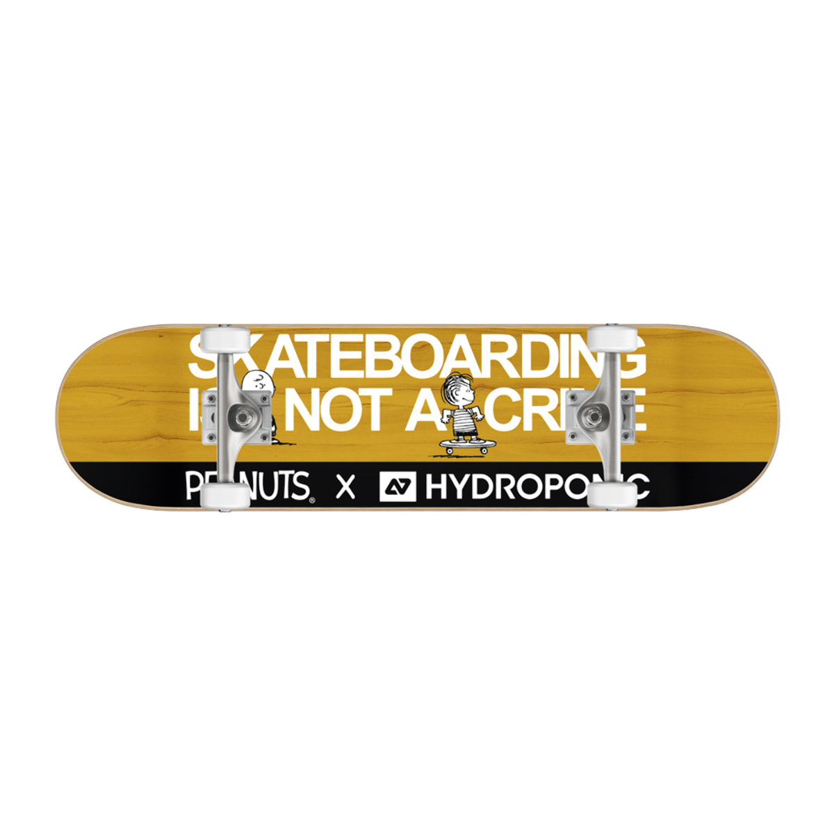 Skate completo Hydroponic PEANUTS NOT A CRIME YELLOW