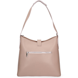 Borsa a spalla da donna - Modello Lysane - Vera pelle - 32.0 x 28.0 x 15.5 cm