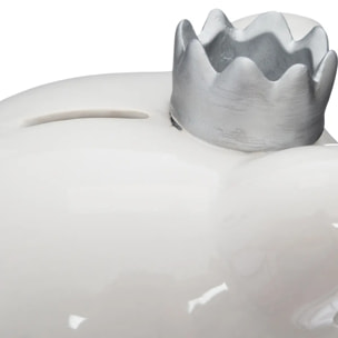 Tirelire cochon H.14,5cm grès