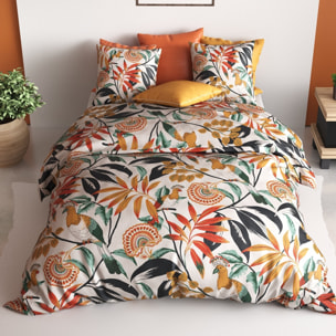 Parure Housse De Couette Imprimé 100% Coton - Ninon