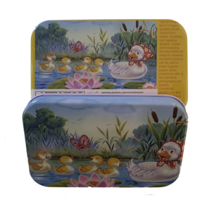 PUZLE DE CUENTOS: EL PATITO FEO - 60 pcs (CAJA METÁLICA)