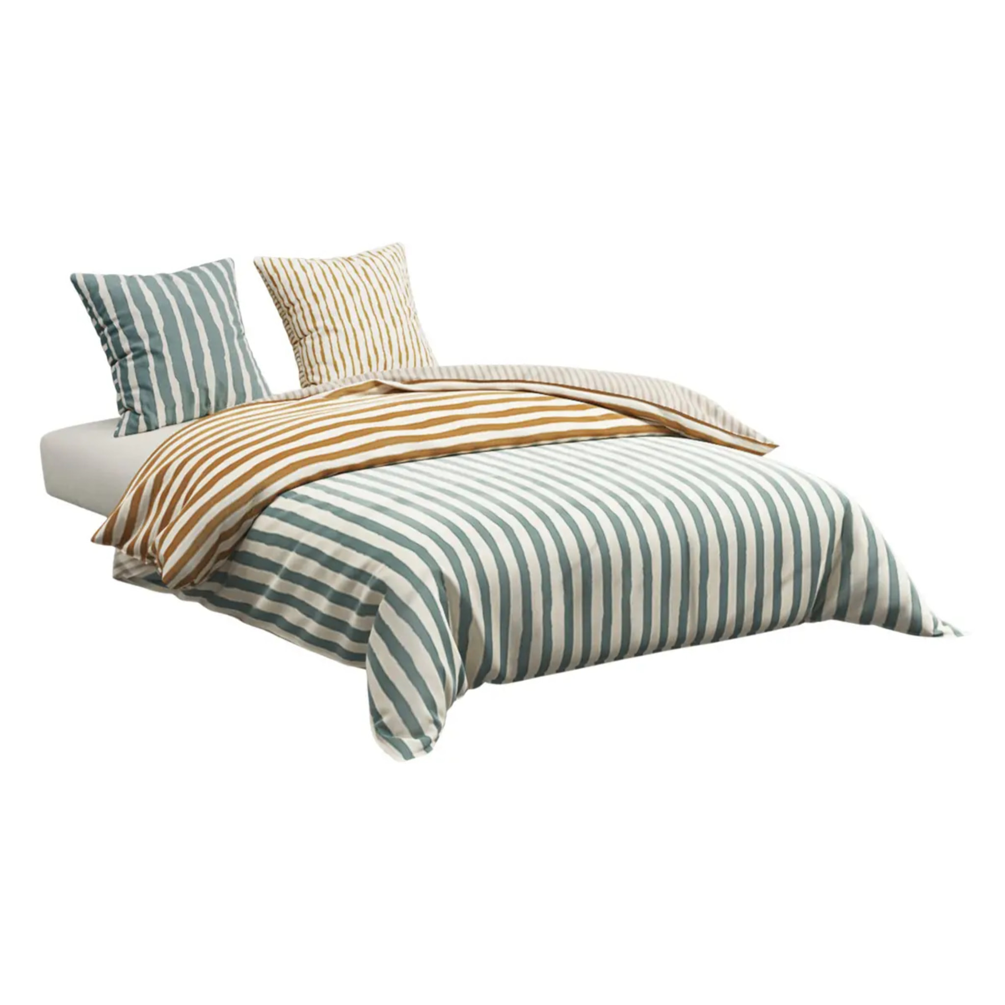 Parure de lit Fenir 220x240cm bleu