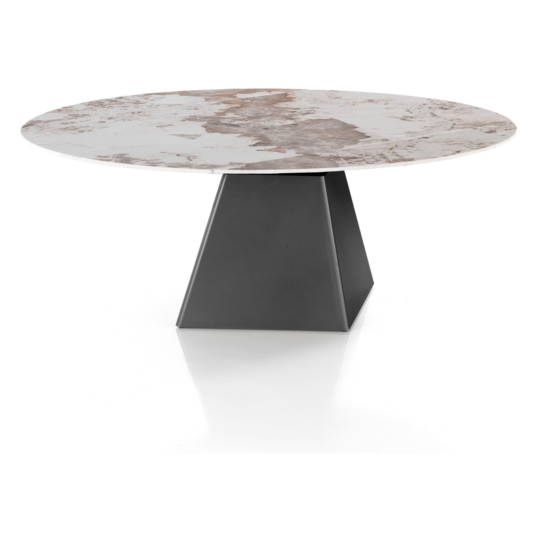 Oresteluchetta Tavolo allungabile rettangolare / rotondo ARVIN ONICE GREY