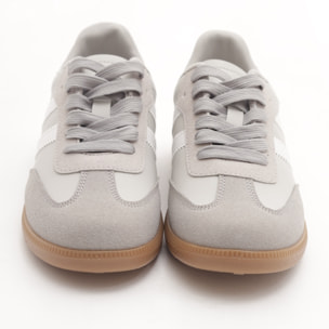 SNEAKERS FLAT GRIGIO