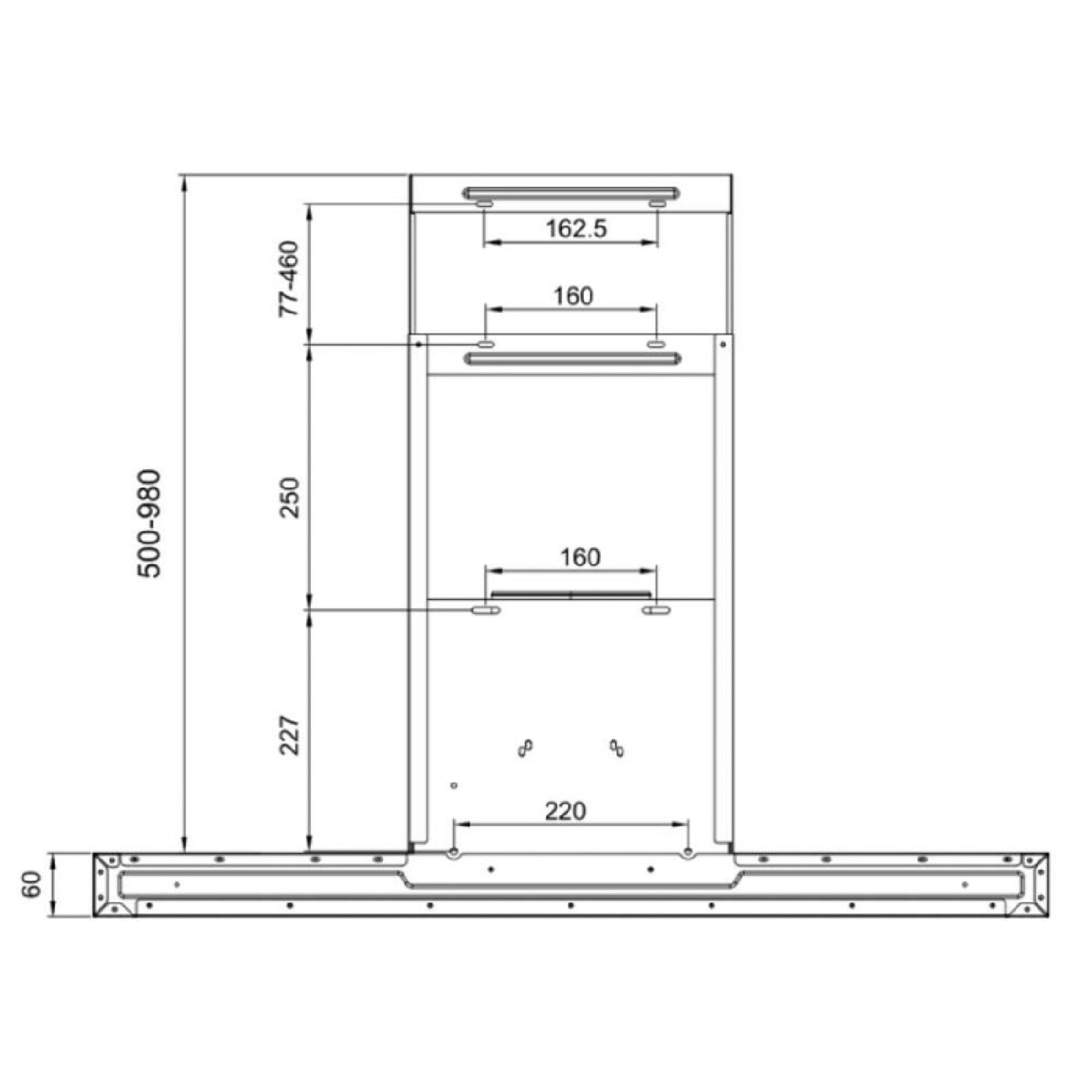 Cecotec Campanas "T" Bolero Flux TT 905500 Glass White A++ Cecotec