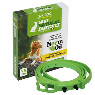 Collare per cani all'Olio di Neem - Niki Natural Defence - Croci