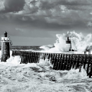 Tableau Tableau photo la passe de capbreton Toile imprimée