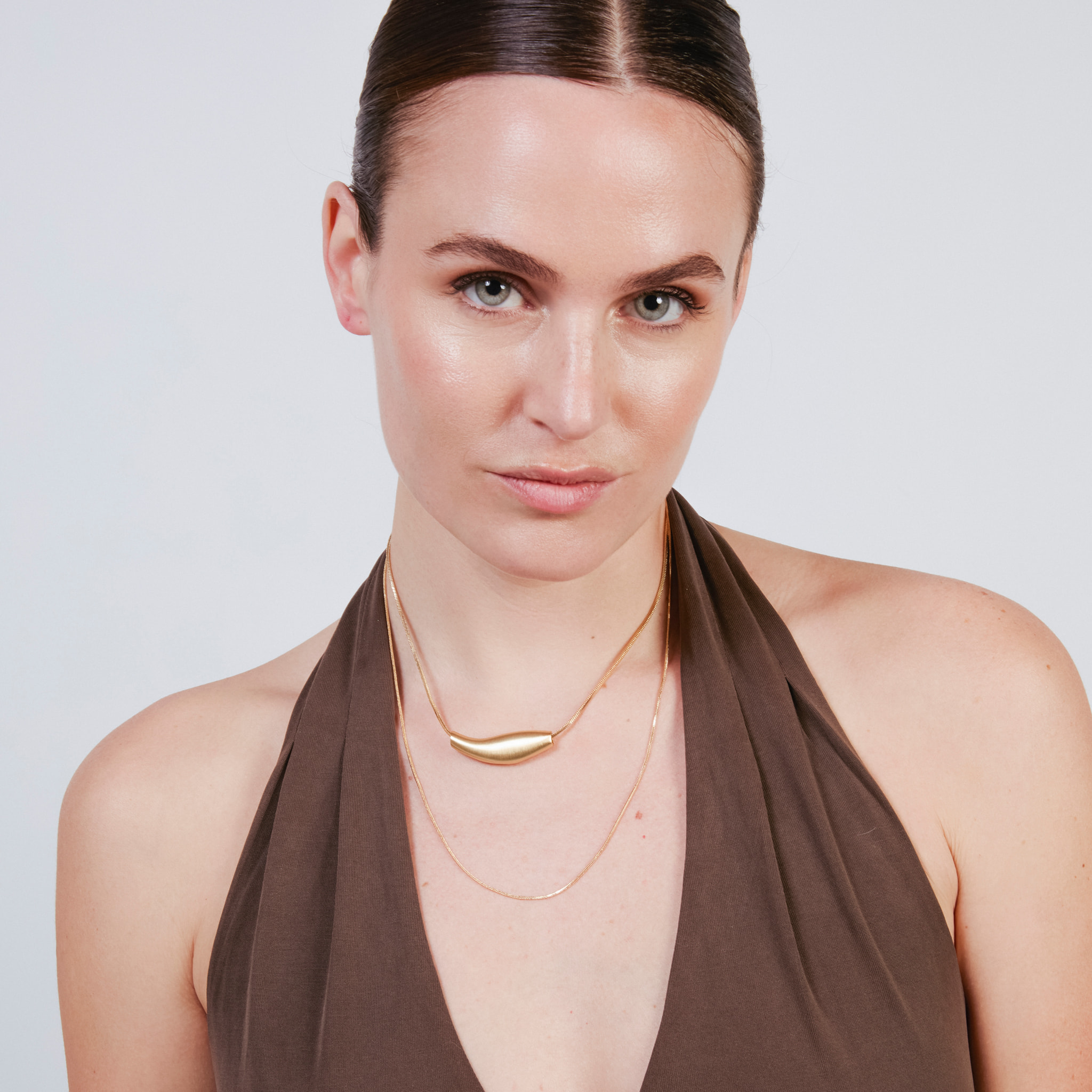Collar Syten acabado oro amarillo 18k
