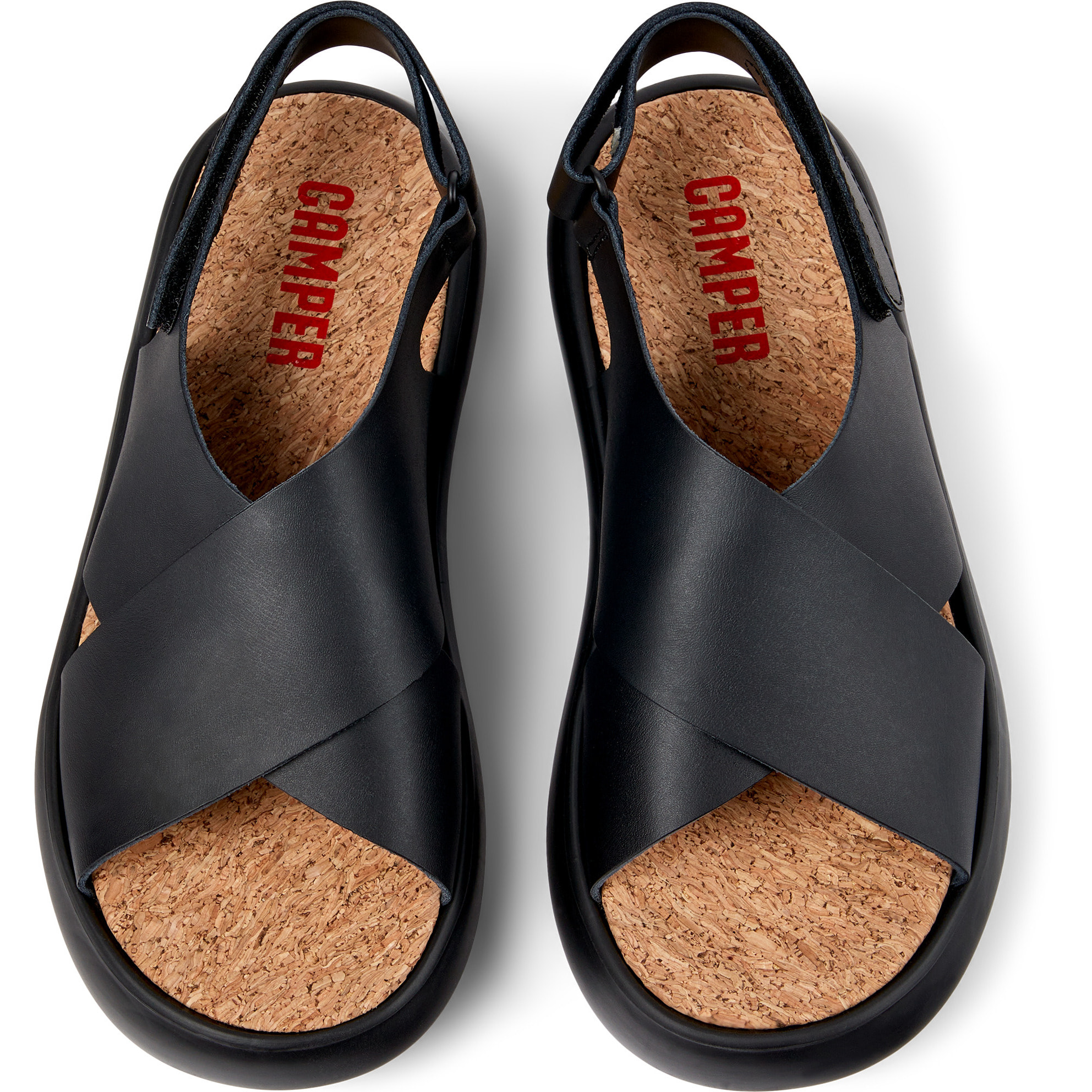Sandalias - CAMPER Pelotas Flota - Negro - Cuero liso