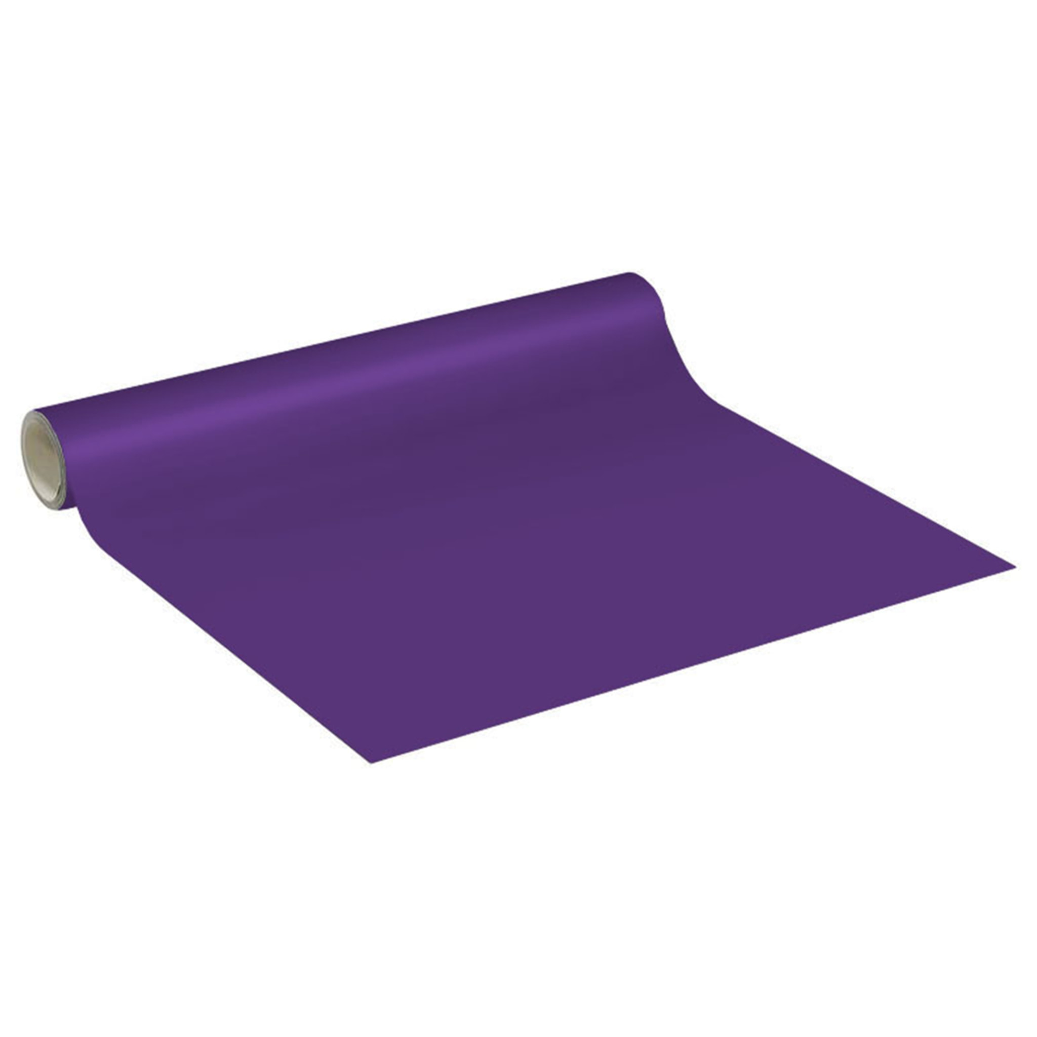 Rouleau adhésif décoratif Vinyle au Mètre - Violet - Sticker Lavable Imperméable Mur Cuisine Meubles
