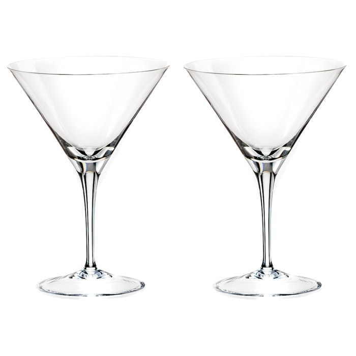 Set 2 copas coctel 35 cl cristal colección barware