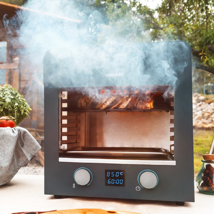 Horno para Asado Txuletaco 8000 Inferno. 2200W, Parrilla de Hierro Fundido, Pied