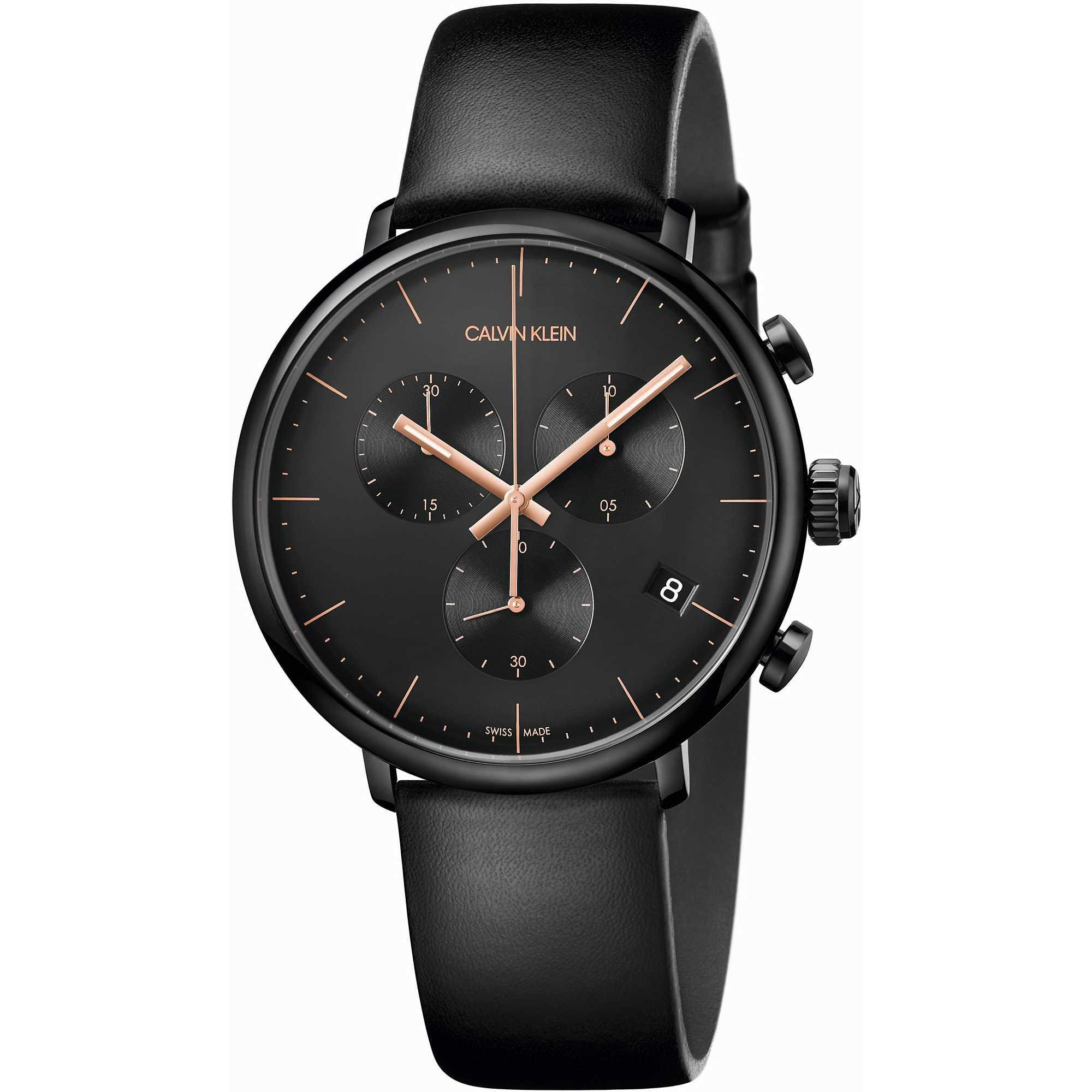 Orologio CALVIN KLEIN HIGH NOON Pelle Nero