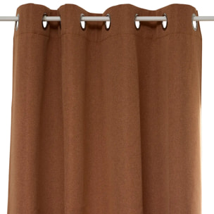 Rideau occultant Lua terracotta 27x39cm