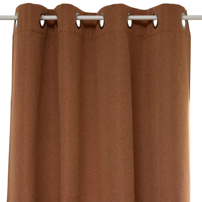 Rideau occultant Lua terracotta 27x39cm