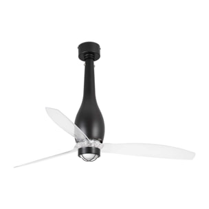 ETERFAN M LED Ventilateur noir mat/transparent DC