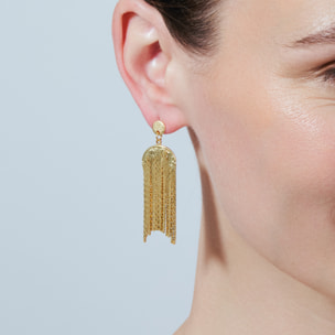 Pendientes acabado en oro amarillo de 18k