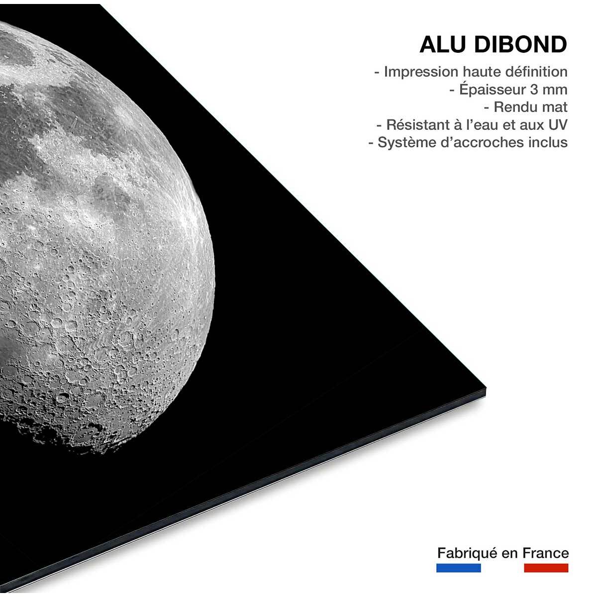Tableau paysage La lune Tableau alu Dibond