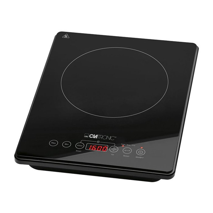 Plaque de cuisson simple à induction Clatronic EKI 3569 Noir