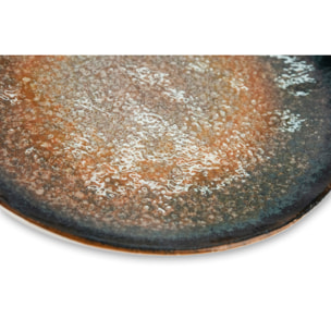 Set de 6 assiettes à dessert Excelsa – Efesto, Céramique Beige