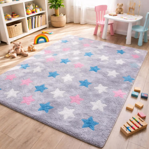 Tapis enfant fait main en coton BAGU