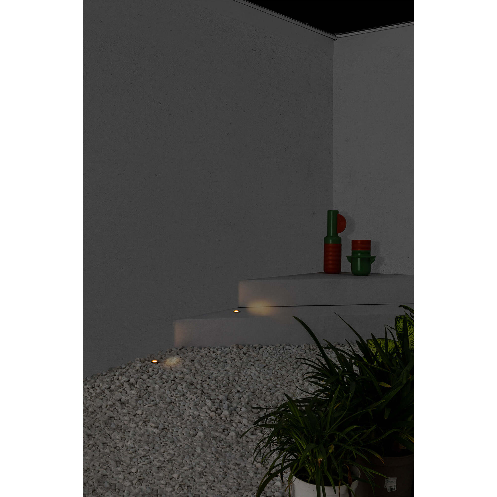 KANE 3 Lampada incasso nichel 3000K