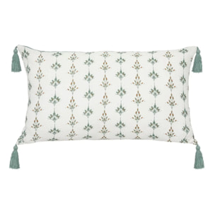 Coussin "Jamana" 30x50cm vert céladon