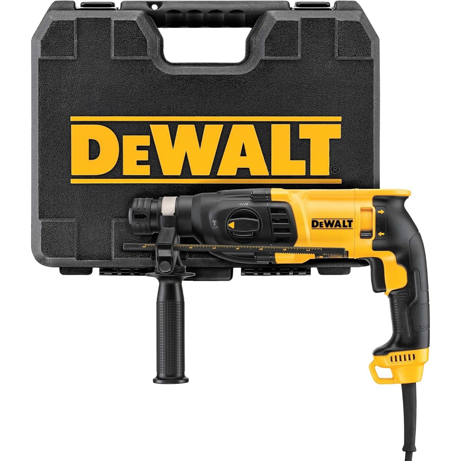 Perforateur SDS-plus 800 W - Ø 26 mm - 3 modes - Coffret - DEWALT - D25133K-QS