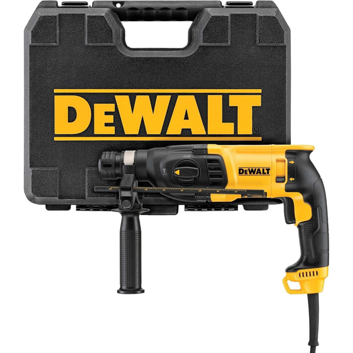 Perforateur SDS-plus 800 W - Ø 26 mm - 3 modes - Coffret - DEWALT - D25133K-QS
