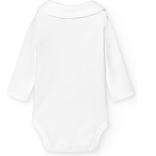 Body bebé manga larga cuello pico