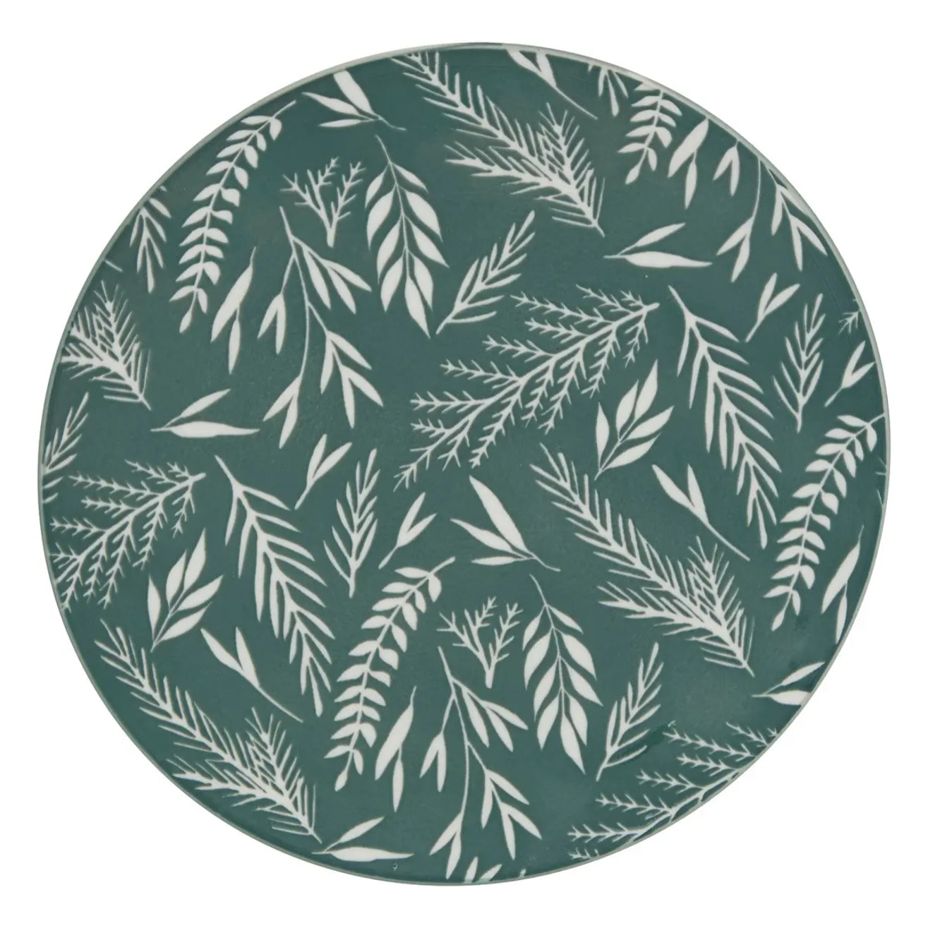 Service de table Agathe 12 pièce(s) vert D26,5xp2,4cm