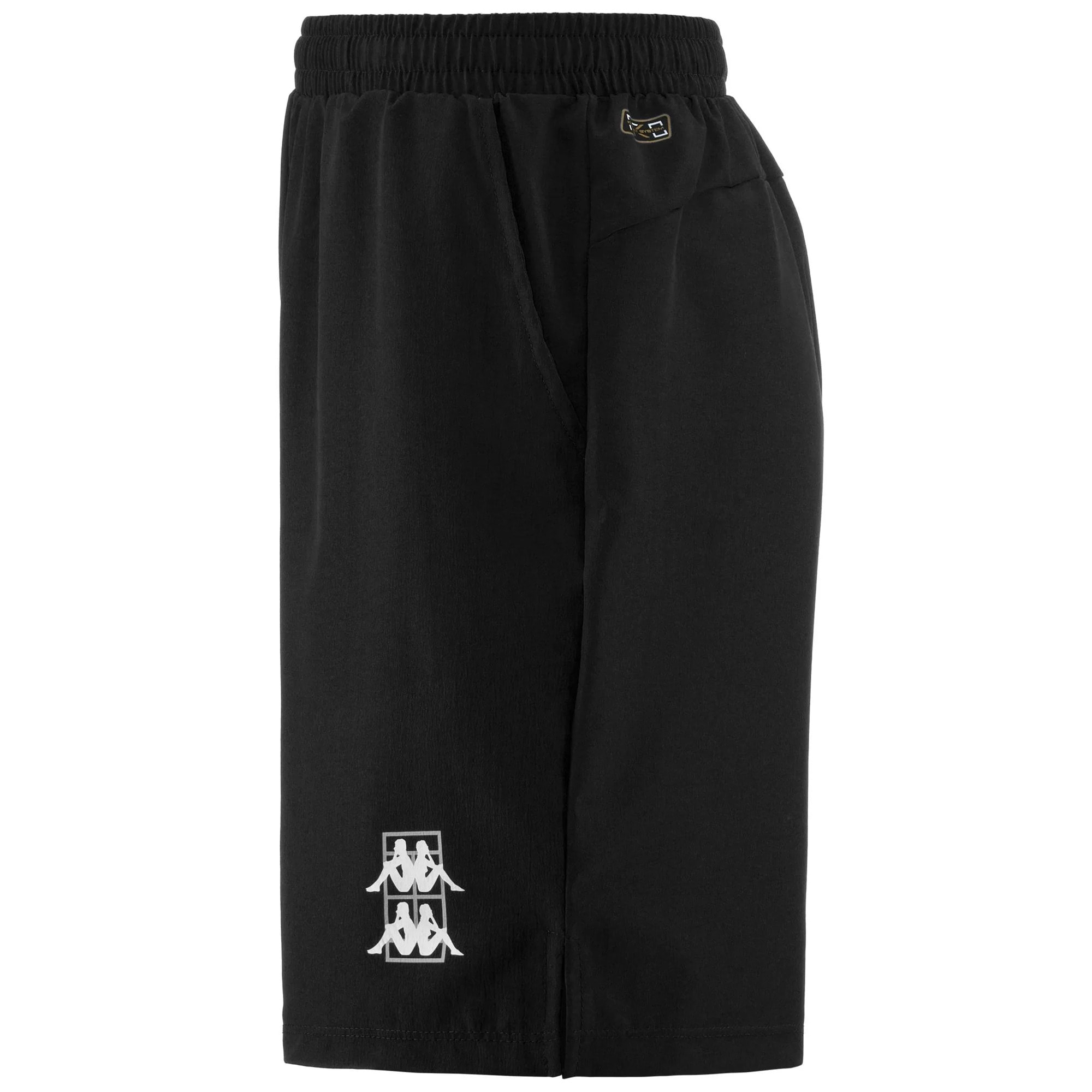 Kappa - Pantaloni Corti Uomo Nero - Kombat Padel Diviolo