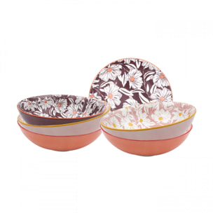 Lot de 6 assiettes creuses, OPHELIA