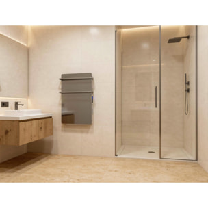 Sèche-serviettes verre trempé miroir display LED 2000W